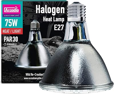 Arcadia Halogen Basking Spot 75W ES SHA75E27 for Reptile Vivariums