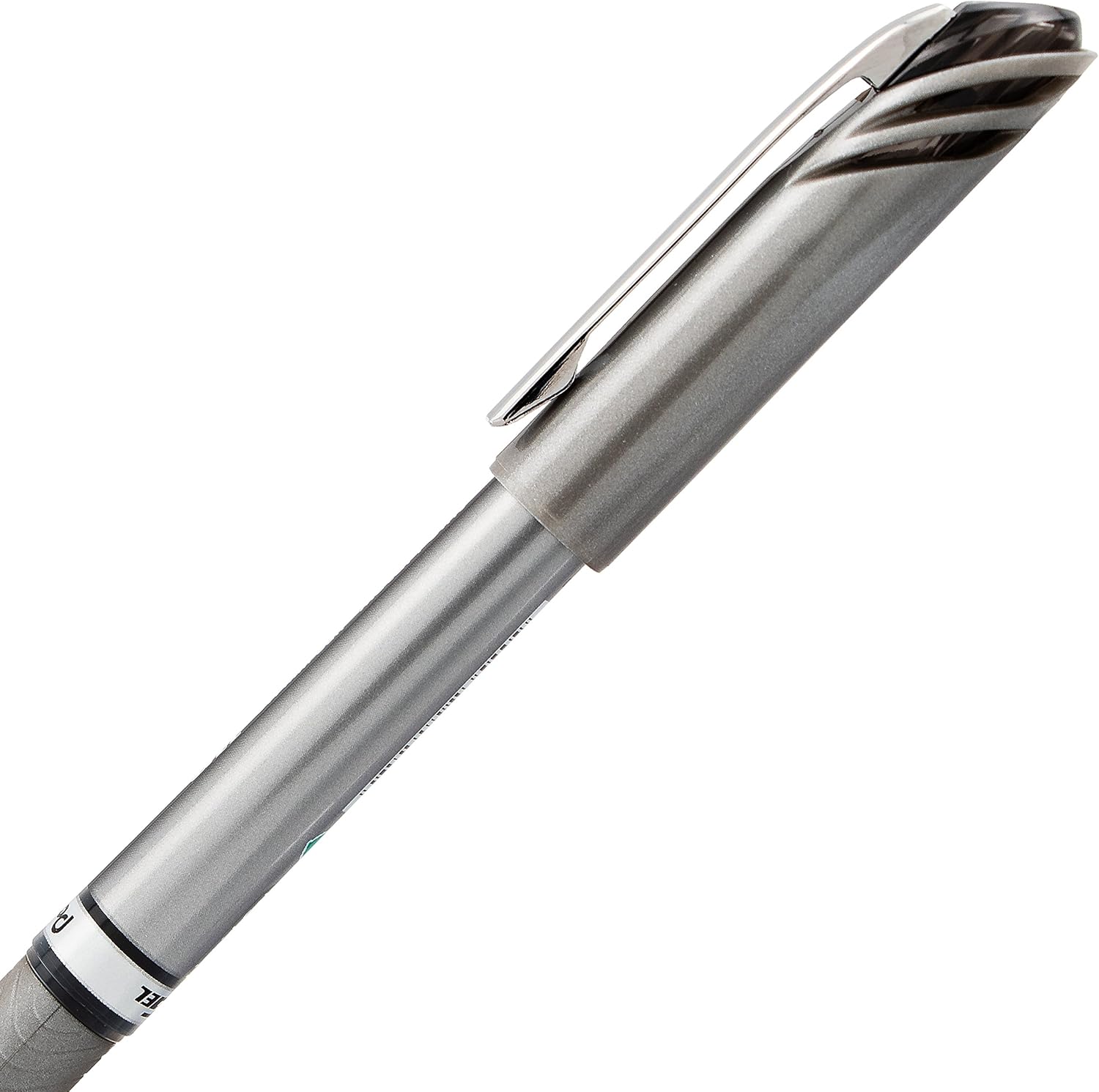 Pentel EnerGel NV Liquid Gel Pen, 0.7mm, Medium Line Capped, Metal Tip, Black Ink, Box of 12 (BL27-A): Office Products