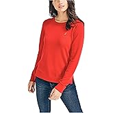 Nautica Women's Sustainably Crafted Super Soft Crew Neck Sweater