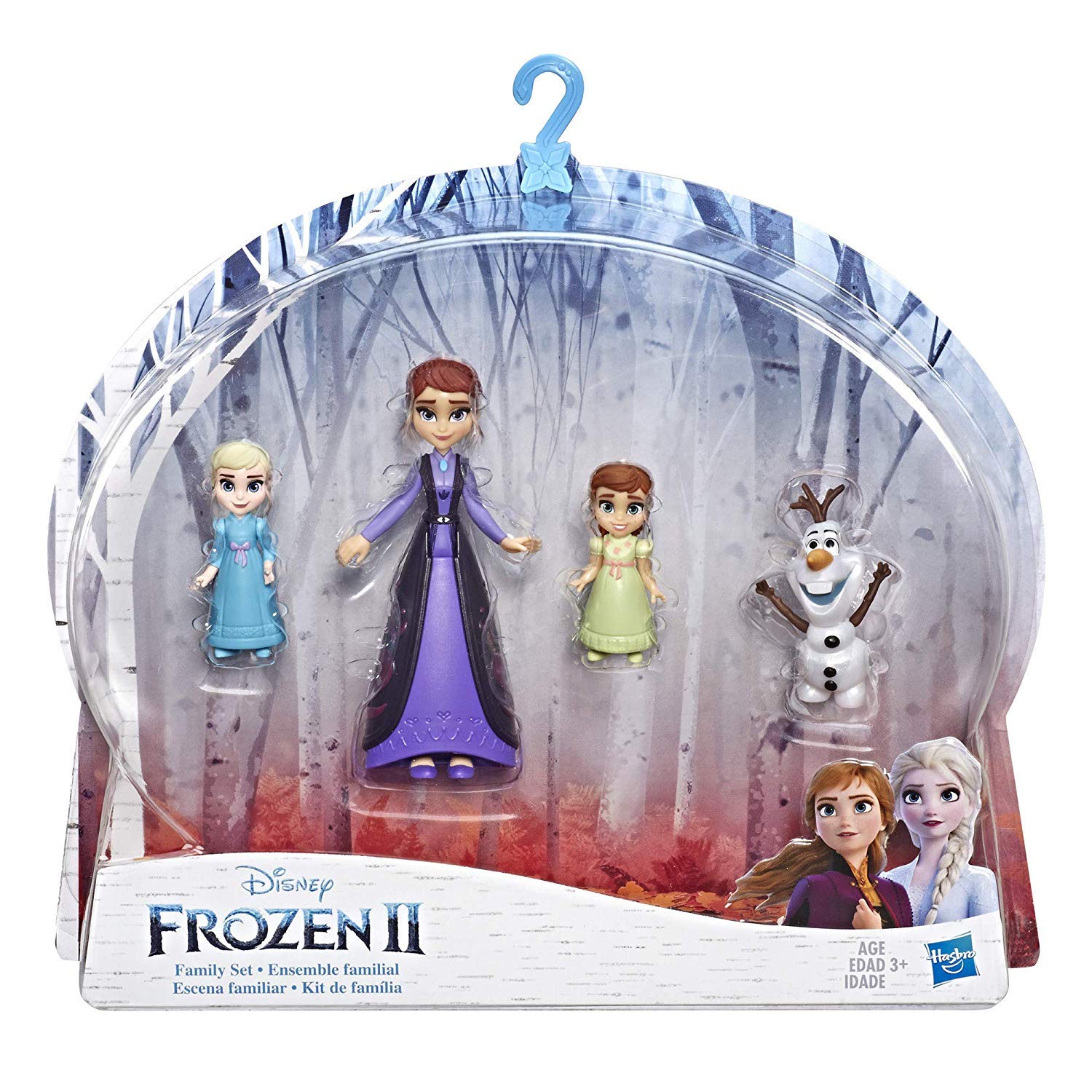 Hasbro Disney Frozen 2: Elsa & Anna with Queen Iduna & Olaf Small Doll Family Pack