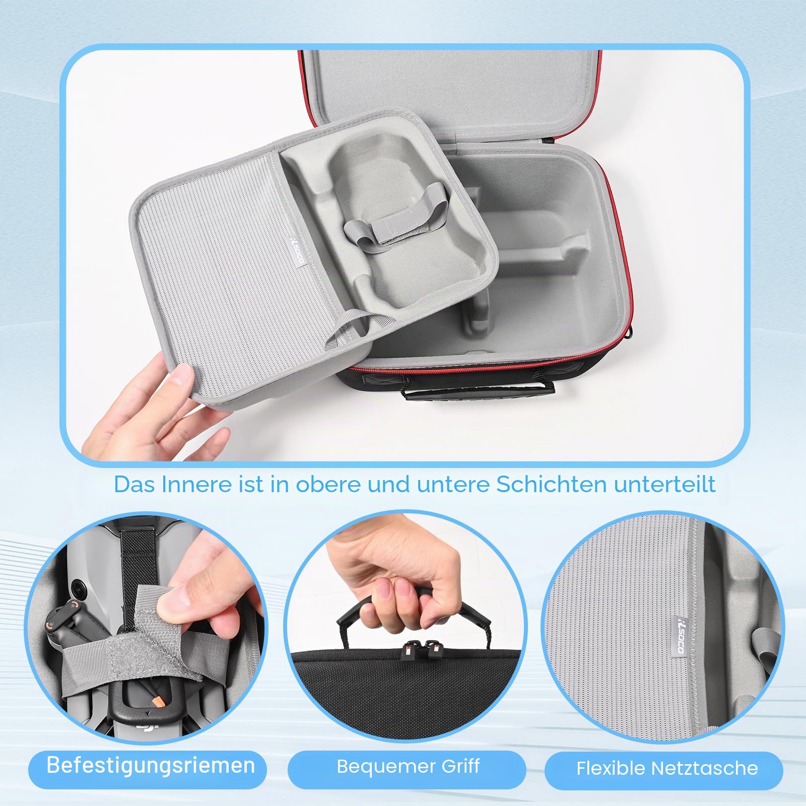 RLSOCO Tasche für DJI Mini 5 Pro Fly More Combo 3