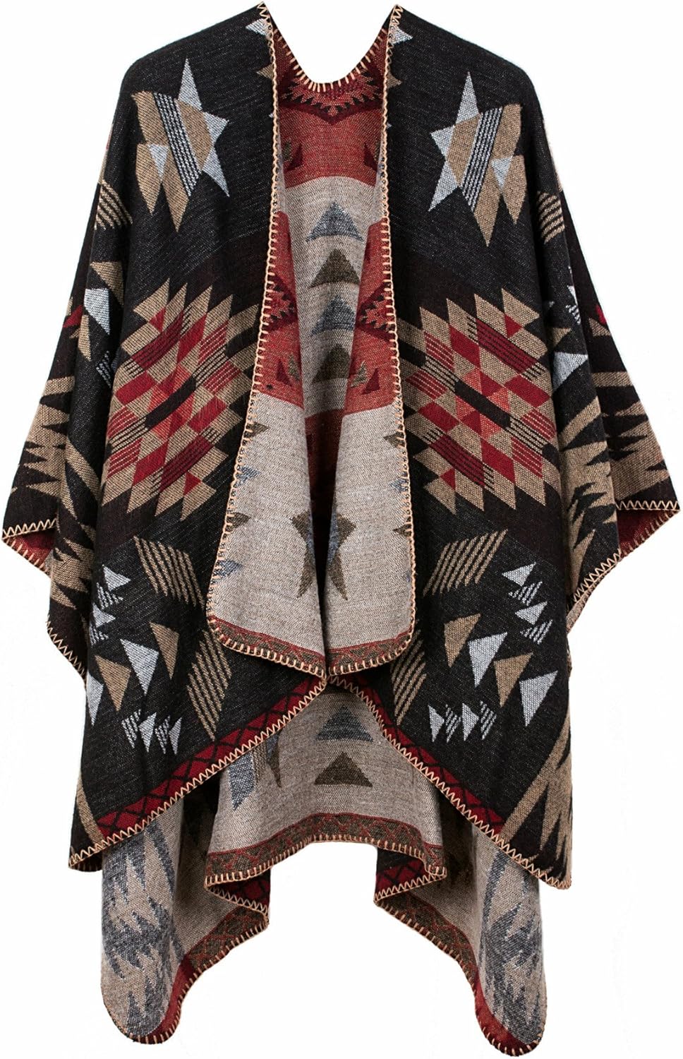 aztec wrap coat