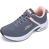 AOV Women Arch Support Walking Shoes Orthotic Tennis Sneakers for Plantar Fasciitis Athletic Running Shoes