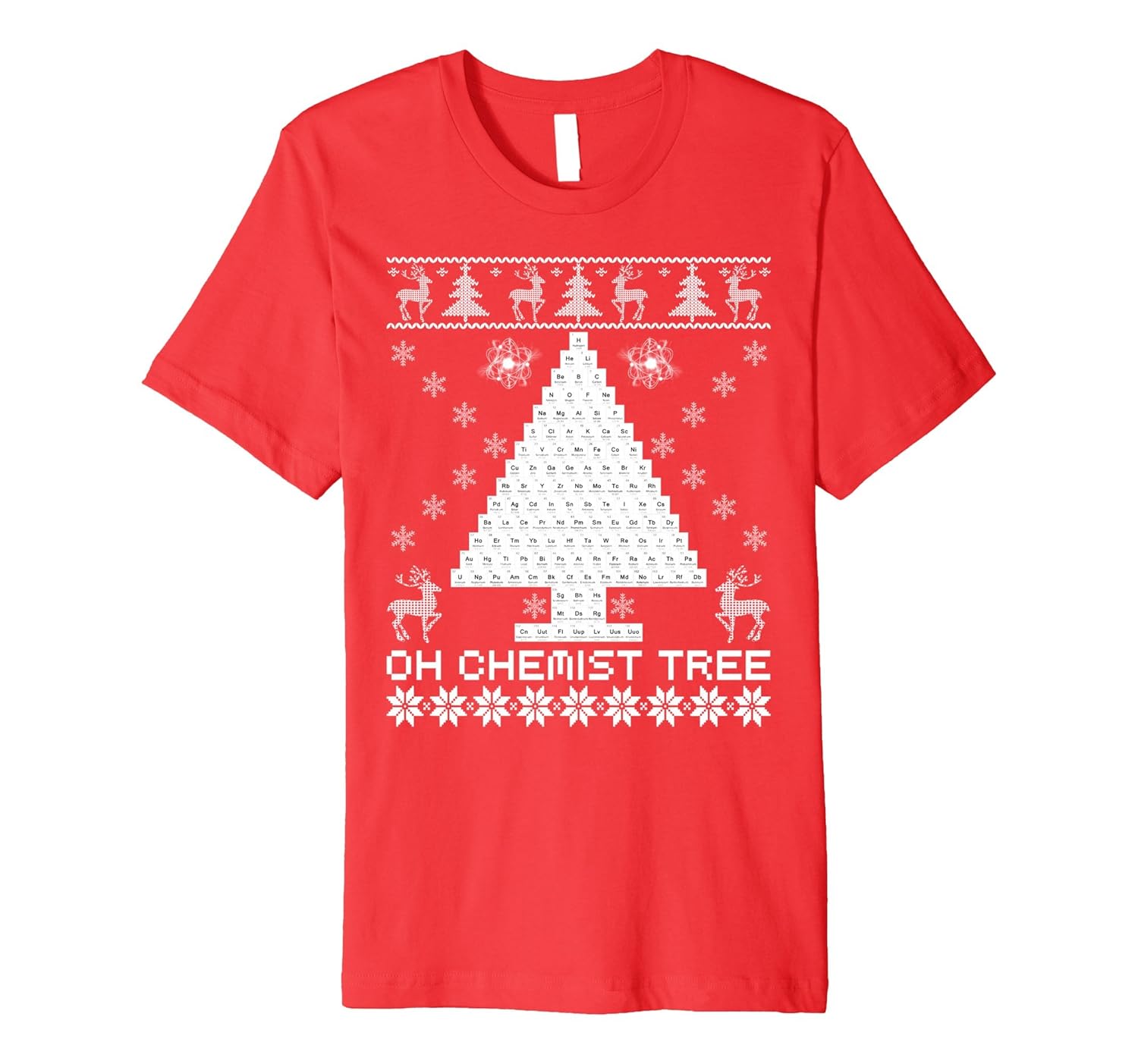 Chemist Tree Premium T-Shirt Oh Chemistry Christmas Apparel-ANZ