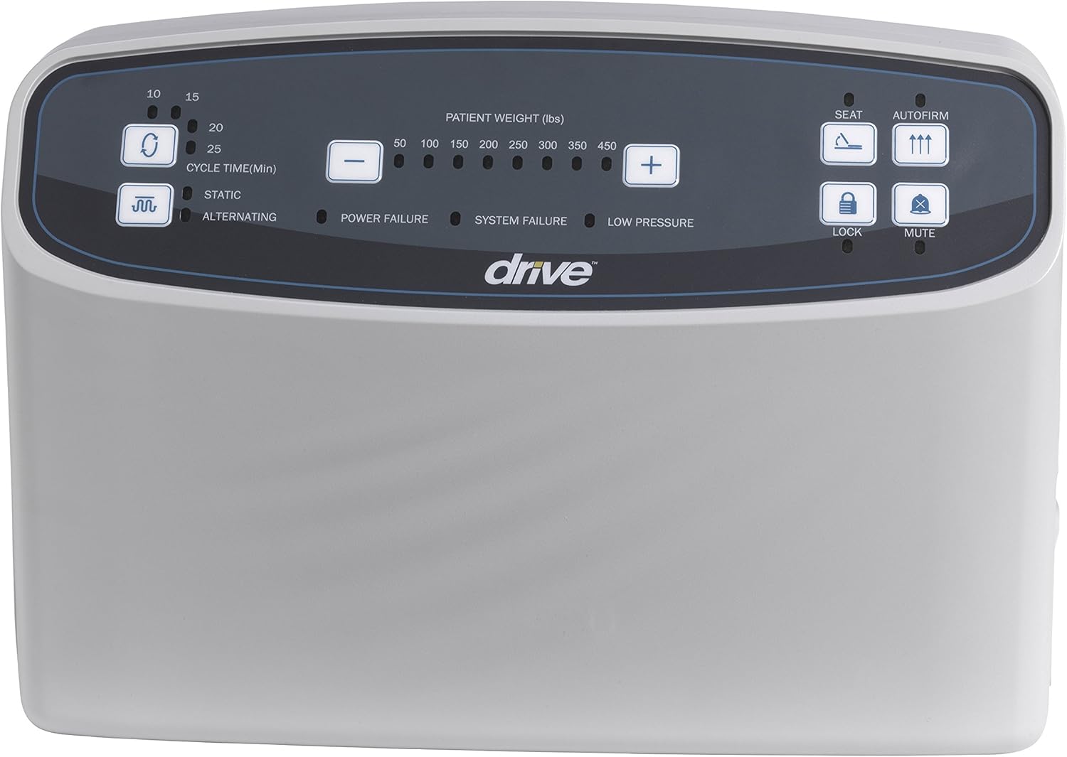 Drive Medical Med Aire Plus Low Air Loss Mattress Replacement System, 84 Inch x 36 Inch, Blue: Health & Personal Care