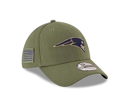 New Era New England Patriots 39thirty Stretch Cap on Field 2018 Salute to Service