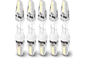 Xyanmc T10 921 922 912 194 168 Led Bulbs Bright White 6000K, 12-24V 300LM for RV Camper Trailer Boat Trunk Interior Dome Map License Lights Backup Reverse Lights,10PACK