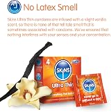 Skins Ultra Thin Premium Condoms 12 Pack - No Latex Smell, Extra Lubrication view 5