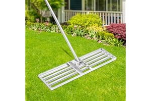 ANSGERY Lawn Leveling Rake,40" Leveling Rake for Soil,Lawn Level Rake,Heavy Du