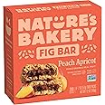 Nature's Bakery Whole Wheat Fig Bars, Peach Apricot, Real Fruit, Vegan, Non-GMO, Snack Bar, 1 Box With 6 Twin Packs (6 Twin Packs)