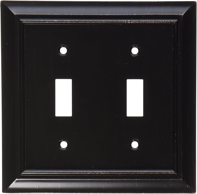 BRAINERD 64239 Architectural Double Toggle Switch Wall Plate / Switch