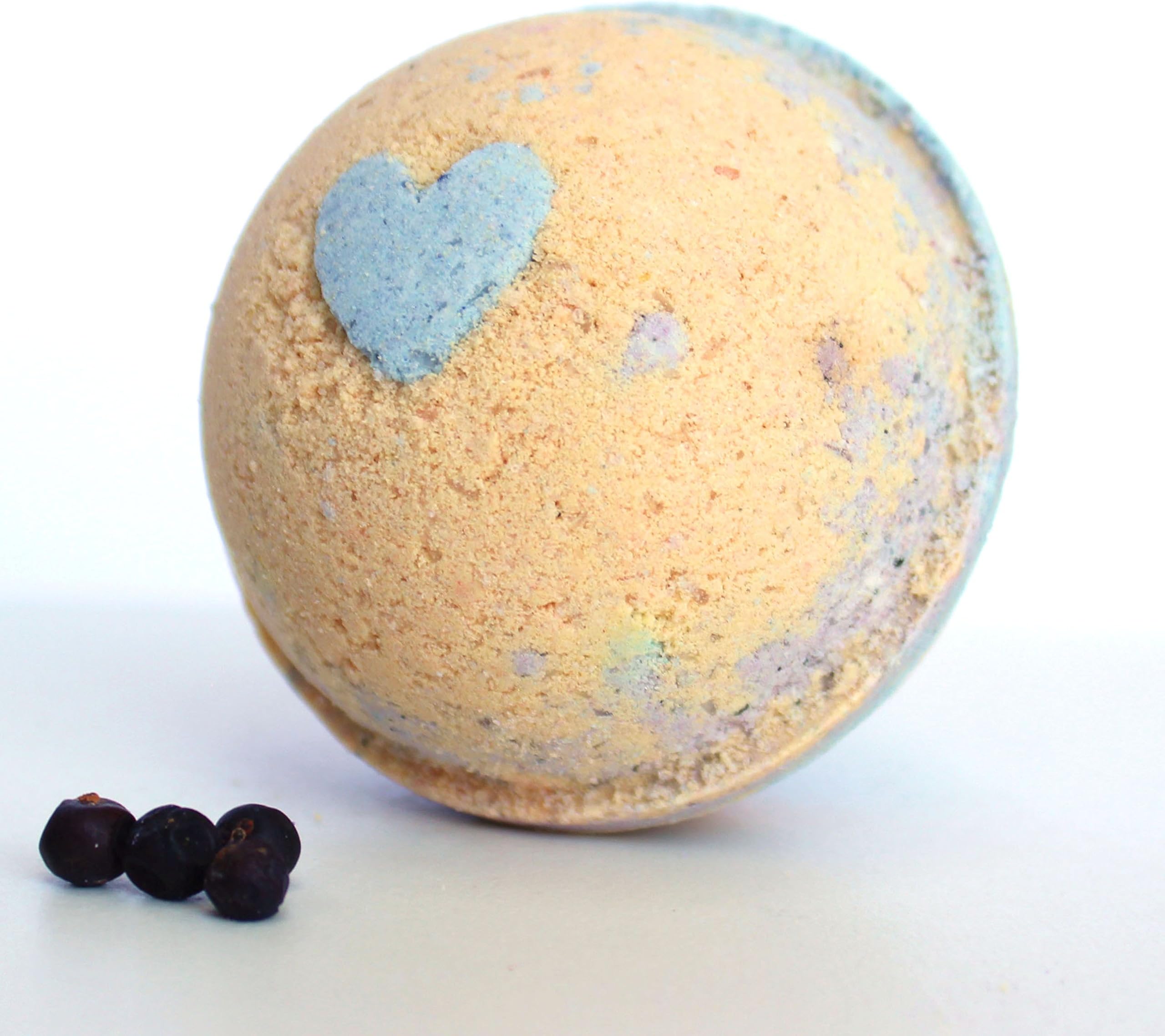 O.B.V.iously Bath bomb - Orange Blueberry Vanilla Essential Oil Bath bomb
