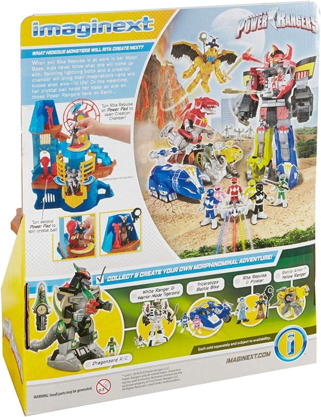 imaginext rita repulsa moon base