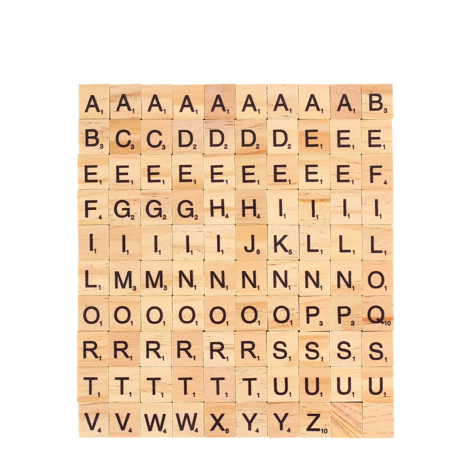 Most Preferential Moinkerin 100 Pcs Wooden Alphabet Tiles Scrabble Letters For Childrens Educational Arts Decoration Pendant Spelling Crafts Diy Authentic Online Orbitolojiktarim Com