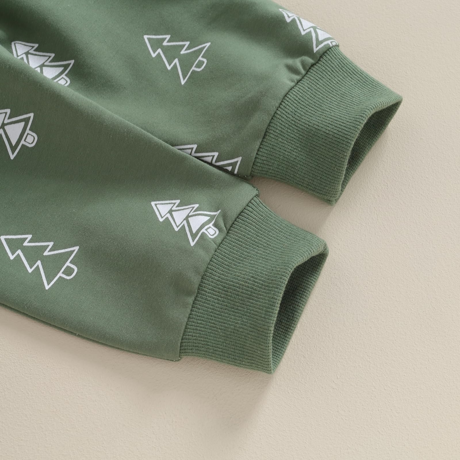 Kupretty Baby Boy Christmas Outfit Toddler Winter Clothes Santa Long Sleeve Crewneck Sweatshirts + Pants Clothing Sets