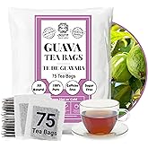 Guava Leaf Tea – 75 Count, 100% Natural Guava Leaves, Hojas de Guayaba, Aromatic Tea, Caffeine Free, Sugar Free, Non-GMO. by Akshit
