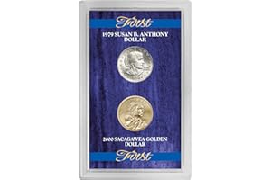 American Coin Treasures First 1979 Susan B. Anthony Dollar and 2000 First Sacagawea Dollar