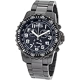 Invicta Men's 1328 Chronograph Black Dial Two-Tone Stainless-Steel Watch