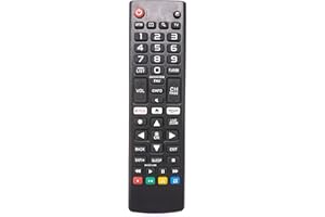 Gorilla babo Universal Remote Control for Lg TV Akb75095307 32LJ550M 43LJ5500 43UJ6300 43UJ6500 49LJ5500 49UJ6300 49UJ6500 55