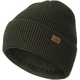 Wmcaps Beanie for Men Women Itch-Free Double-Layer Cuffed Knit Winter Hats | Soft &amp; Warm Lining, Full Ear Coverage, Warmth to 14&deg;F, Snug Fits 21.3''-24.4'' Headsize, Gifts for Men Winter Gear Outdoor