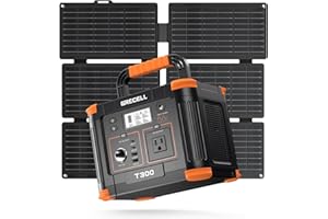 Grecell Portable Power Station 330W (Peak 600W) with 40W Solar Panel, GRECELL 230.88Wh Solar Generator 60W USB-C PD, 110V Pure Sine Wave AC Outlet, Lightweight Backup Battery for Camping, Travel, RVs