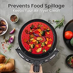 Reusable Air Fryer Liners 3 Pack for 5-7QT Fryers
