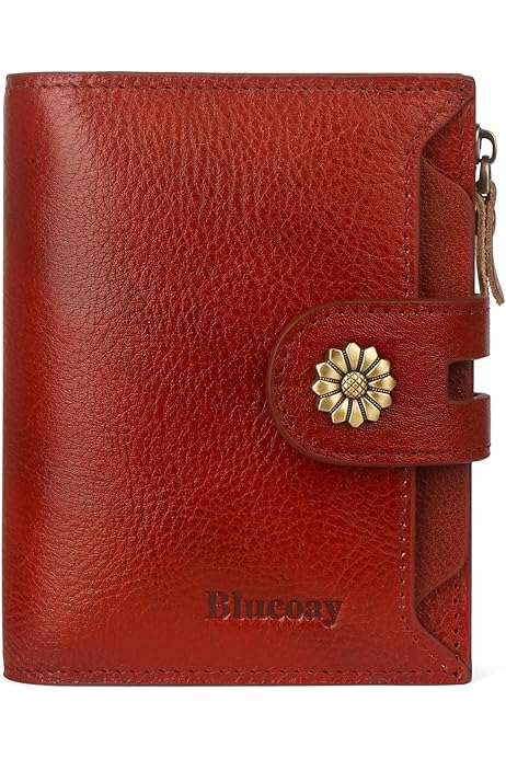 Tarjetero Mujer SENDEFN Cartera Pequeu00f1a De Cuero Para Mujer