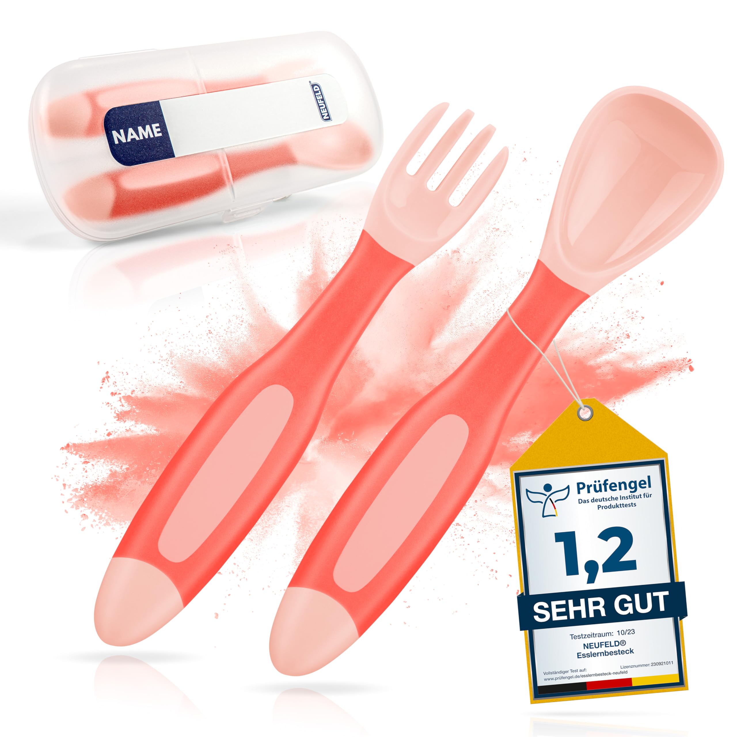 NEUFELD® Baby Cutlery (Pink)