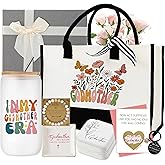 JIABOLANG Godmother Proposal Gift 8 Pcs God Mother Gift Basket Set Will You Be My Godmother from GodChild Baptism Birthday Mother's Day Christmas Gifts for Godmom Gifts for Women