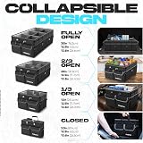 FORTEM Car Boot Organiser Collapsible SUV Storage 600D Oxford Non Slip view 6