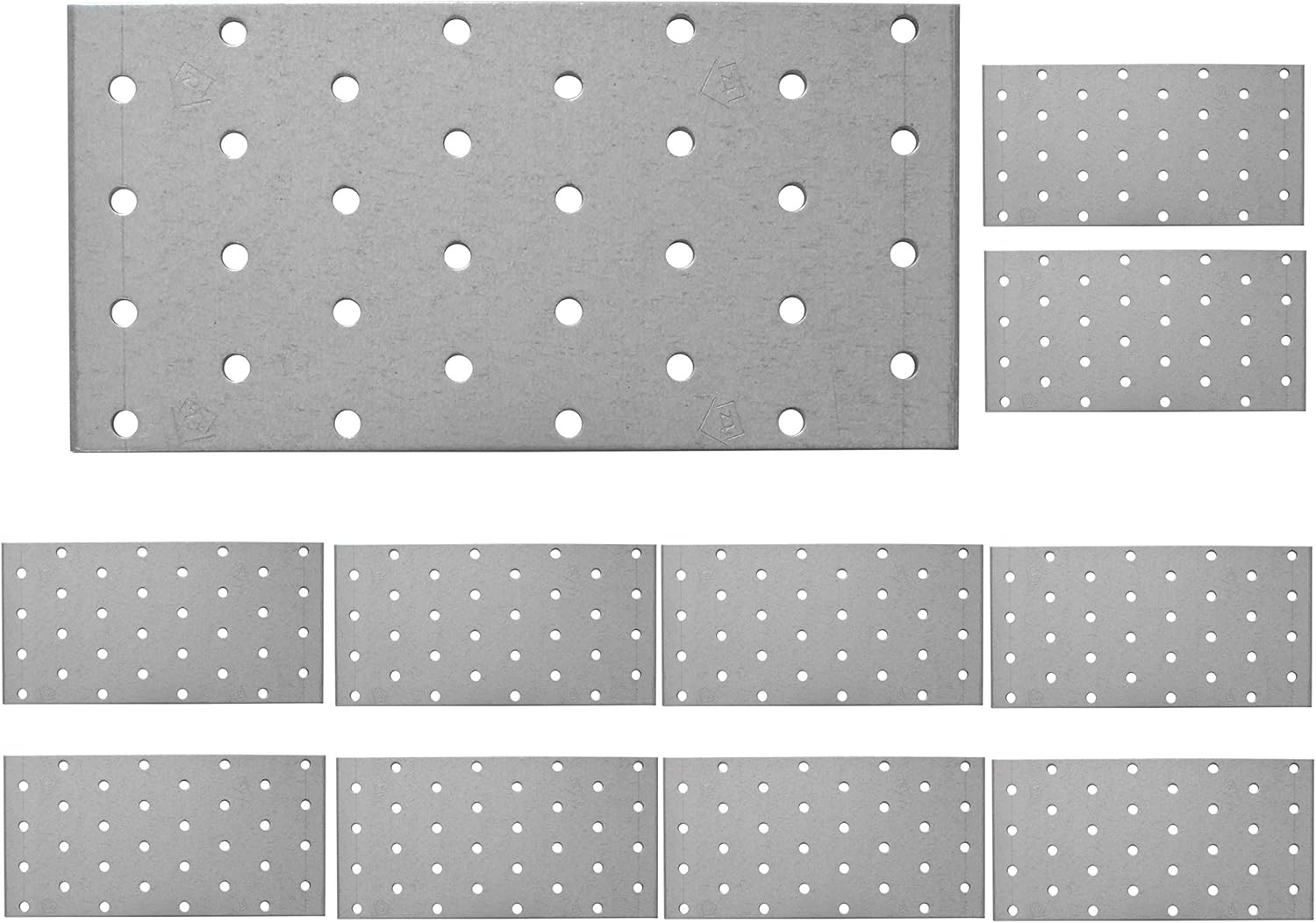 Flat Connecting Joining Plate Galvanised Heavy Duty Metal Steel Sheet 6