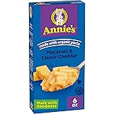 Annie's Classic Macaroni &amp; Mild Cheddar Macaroni &amp; Cheese Natural 6 oz Box