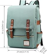 HASAGEI Vintage Backpack Rucksack Daypack 15.6 Laptop Tablet A4 Casual view 2