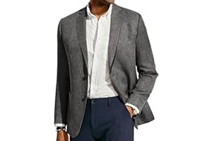 PJ PAUL JONES Mens Blazer Casual Sport Coats Regular Fit Two Button Suit Jacket Lightweight Sports Jacket