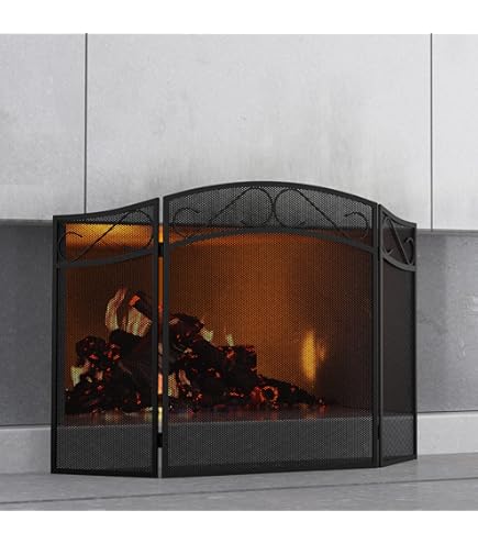 Portes De Cheminée En Verre Noir Pleasant Hearth – Modèle AP-1130 – Neuf