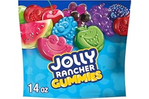 JOLLY RANCHER Gummies Assorted Fruit Flavored Candy Bag, 14 oz