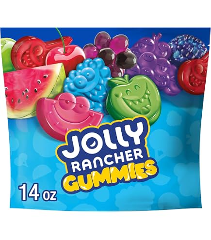 Jolly Rancher Chewy Poppers Original – 12oz Bag Of Assorted Fruit Chewy Candy