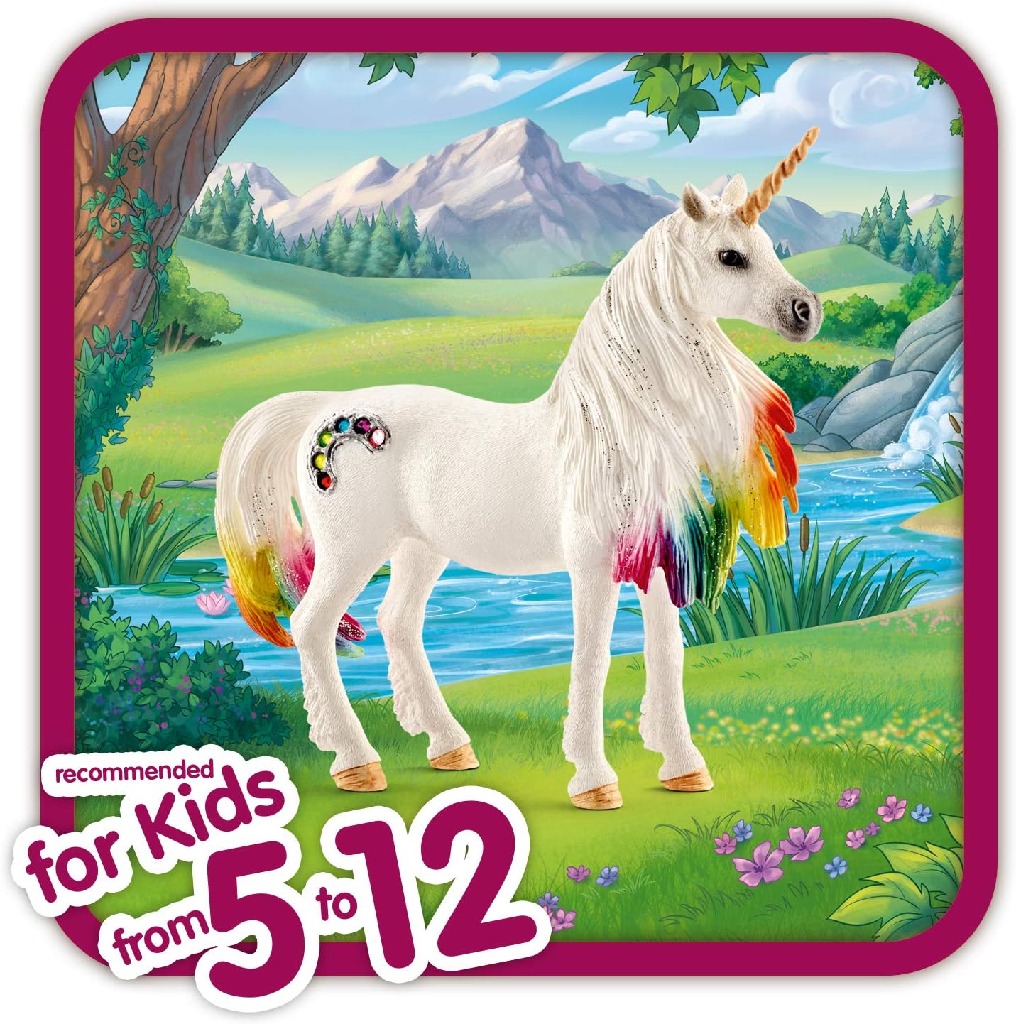 schleich rainbow unicorn mare