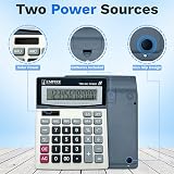 Empire Desk Calculator 12 Digit Large Key Display Solar Battery Powered Home view 6