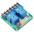 KNACRO DC 12V 30A 2-Channel Relay Module High Or Low Level Triggering with Optocoupler Isolation Load 30A DC 30V AC 250V for PLC Automation Control, Industrial System Control