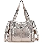 Angel Kiss Handbags for Womens Top-Handle Hobo Purse Roomy Casual Shoulder Bags PU Tote Satchel Purse for Women