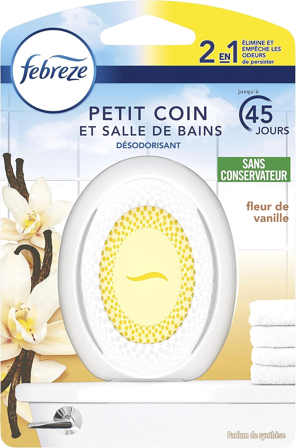 Febreze Wenn Zum Duschen Keine Zeit Bleibt Febreze Lufterfrischer für Toilette, kontinuierlich, zur Beseitigung