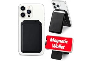 BIX TECHNOLOGY BIX for magsafe wallet men - magnetic wallet for iphone - magnetic phones wallets - iphone wallets magsafe - compatible with mag safe stand - for magsafe card holder - magnetics card holder for mobile