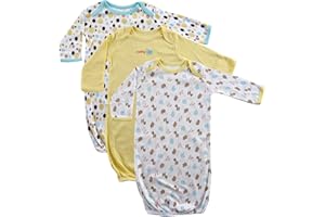 Luvable Friends Baby Girls' Cotton Gowns