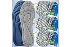 1pair Nano Memory Foam Orthopedic Insoles for Shoes Sweat Absorption Insert Sport Shoes Running Pads,22.5-27.5cm, 41-42