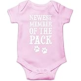 Newest Member of The Pack - Funny Baby Essentials Bodysuit - Infant Girl Clothes Newborn Outfit