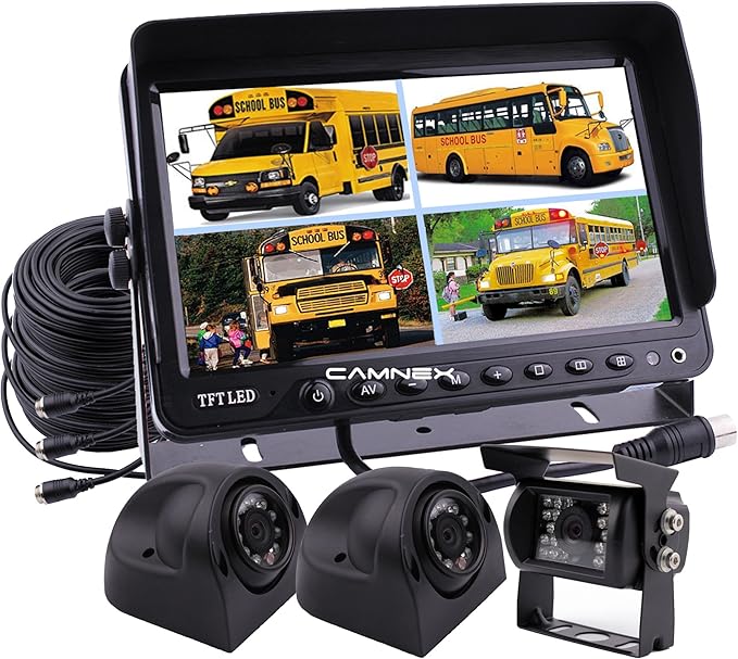 Camnex Backup Camera System 9 inch TFT LCD Monitor with