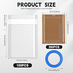 Tatuo 301 Pcs Trading Card Shipping Protector Set