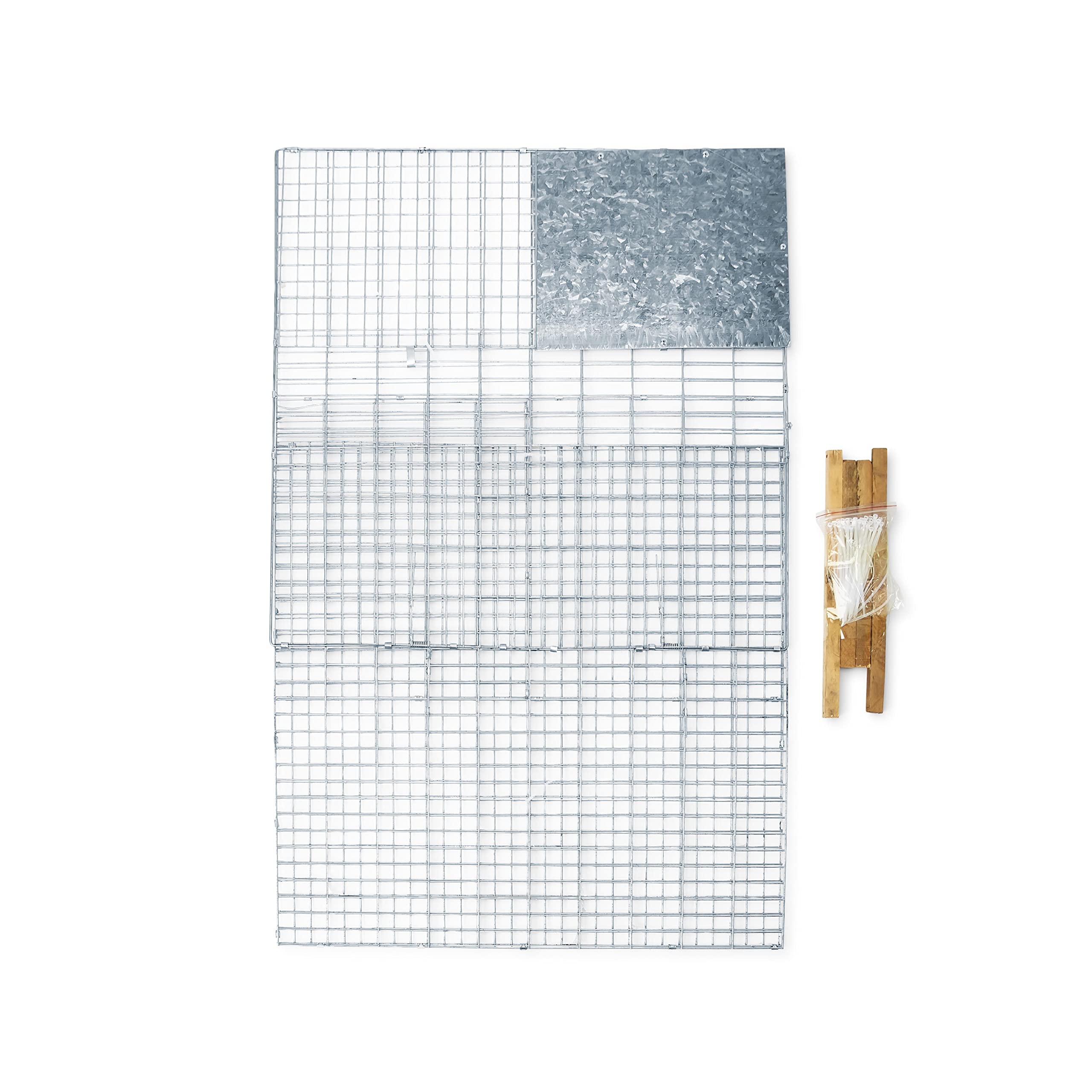 Pest-Stop Larsen Cage for Magpies and Crows – Reusable Corvid Trap with Durable Steel Frame – Flat-Packed for Storage – Easy to Assemble and Humane Solution