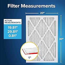 Filtrete 20x30x1 AC Furnace Air Filter, MERV